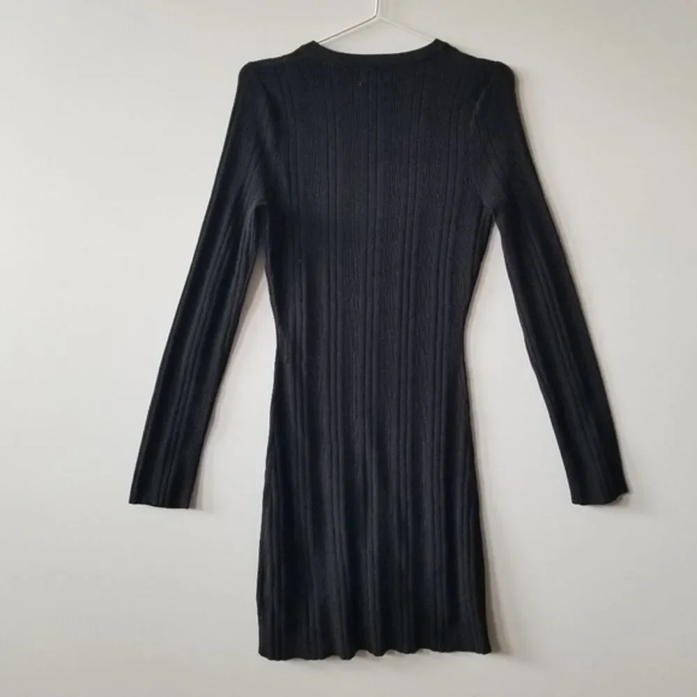Cotton On Black Knit Mini  Dress size Medium